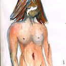 Pain. Un proyecto de Ilustración tradicional, Dibujo y Pintura a la acuarela de Nana NS - 19.03.2023