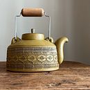 Slab-built teapot with Texture. Arts, Crafts, and Ceramics project by Sarah Pike - 03.19.2023