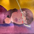 Meu projeto do curso: Retratos contemporâneos a óleo. Un proyecto de Ilustración tradicional, Bellas Artes, Pintura y Pintura al óleo de Luciana Porphirio - 26.03.2023