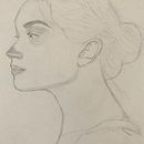 My project for course: Graphite Line Drawing for Portrait Sketchbooking. Projekt z dziedziny  Sztuki piękne, Sketching,  R, sunek, Portret i Sketchbook użytkownika Zeke Syrcle - 22.03.2023