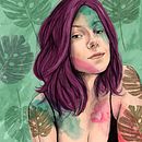 Meu projeto do curso: Retrato Ilustrado com Procreate . % ana_rochateles tarafından hazırlanan Geleneksel illüstras, on, Vektör İllüstras, onu, Dijital İllüstras, on, Ve Portre Çizimi projesi - 03.23.2023