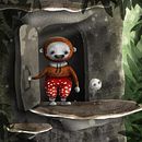 Good morning . Ilustrație tradițională de Maryna Golub - 03.21.2023