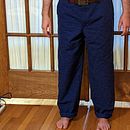 My project for course: Pattern Cutting: Create Classic Tailored Trousers. Un progetto di Artigianato, Fashion design, Cucito, Modellistica e confezione sartoriale di ammilligan - 22.03.2023