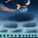 Mein Abschlussprojekt für den Kurs: Kinderbuchillustrationen in Procreate: Male magische Szenerien. Projekt z dziedziny Trad, c, jna ilustracja, Ilustracja c, frowa, Ilustracje dla dzieci, Malarstwo c, frowe i Książka obrazkowa użytkownika Felicita - 25.03.2023