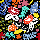 Meu projeto do curso: Design de padrões ilustrados. Un progetto di Illustrazione tradizionale, Pattern design, Illustrazione digitale, Stampa e Pittura gouache di Franciely Nascimento - 27.03.2023