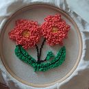 My project for course: Introduction to Punch Needle Embroidery. Een project van Borduurwerk, Punch needle y Textielontwerp van Loukia Moussa - 27.03.2023