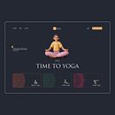 Yoga Website Header Ein Projekt aus dem Bereich Design, UX / UI, Kreativität, Webdesign und Grafikdesign von karthi keyan - 26.03.2023