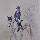Acuarela Berta&Altanero. Un proyecto de Bellas Artes, Pintura, Dibujo, Pintura a la acuarela, Dibujo de Retrato, Dibujo realista y Dibujo artístico de Beatriz Ripodas - 25.03.2023