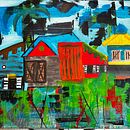 My project for course: Acrylic Painting Step by Step: Create Incredible Landscapes. Un projet de Illustration traditionnelle, Peinture, Peinture acr, lique , et Carnet de croquis de Jose Colon - 28.03.2023