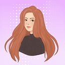 Ilustração de Personagem . Un projet de Illustration traditionnelle, Conception de personnages, Peinture, B, e dessinée, Animation 2D, Créativité, Dessin et Illustration numérique de Amanda Cristina - 05.03.2023
