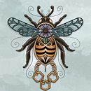 My project for course: Artistic Tattoo Design with Golden Effects in Procreate. Ilustração tradicional, Ilustração digital, Desenho de tatuagens, Design, Desenho artístico, e Desenho digital projeto de Kerrie Owens - 28.03.2023