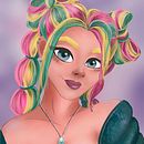 My project for course: Female Character Portraits in Procreate. Een project van Traditionele illustratie, Digitale illustratie y Digitale tekening van DIETRICH Gloria - 28.03.2023