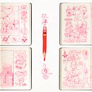 Rojo Sketchbook. Traditional illustration, Animation, and Comic project by Lobón Leal - 03.28.2023