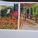 Meu projeto do curso: Caderno de viagem em aquarela. Projekt z dziedziny Malowanie akwarelą i Sketchbook użytkownika Flávia - 27.03.2023