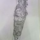 Proyecto final del curso: Técnicas de tatuaje blackwork con línea fina. Un progetto di Design di tatuaggi di Antonio Romero - 18.03.2023