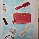 What's in my bag. Un projet de Illustration traditionnelle de Beth Muse - 29.03.2023