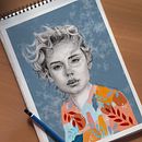 Mi proyecto del curso: Retrato con lápiz, técnicas de color y Photoshop. Projekt z dziedziny Trad, c, jna ilustracja,  Sztuki piękne, R, sunek ołówkiem,  R, sunek, Ilustracja c, frowa i Portret użytkownika ilevc22 - 28.03.2023