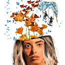 "Dream". Ilustração tradicional e Ilustração digital projeto de Laura Duró - 31.03.2023
