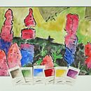 Expressionistische Aquarellmalerei. Projekt z dziedziny  Malarstwo, Br, ing i ident, fikacja wizualna, Trad, c i jna ilustracja użytkownika Christian Baur - 31.03.2023