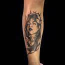 Black Work Tattoo Studing. Un proyecto de Diseño de tatuajes de vinniinktattoo - 01.04.2023