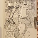 Mein Abschlussprojekt für den Kurs: Zeichentechnik für Anfänger: Trainiere deine Beobachtungsgabe. Een project van  Schetsen, Tekening met potlood,  Tekening, Sketchbook y  Illustratie met inkt van afritschek - 02.04.2023