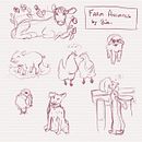 Meu projeto do curso: Ilustração de personagens adoráveis inspirados na natureza . % Bia tarafından hazırlanan Karakter Tasarımı, Çizim, Dijital İllüstras, on, Ve Dijital Çizim projesi - 04.03.2023