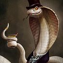 Noblesnake. Un proyecto de Ilustración tradicional, Diseño de personajes e Ilustración digital de Wison Hendrik - 04.04.2023