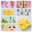 The picture book "Funny counting from 1 to 5". Un proyecto de Ilustración tradicional y Diseño de personajes de Yulia Yudina - 20.03.2023