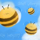Don't worry...bee happy. Un progetto di Illustrazione tradizionale di Ali Styles - 03.04.2023