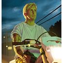 Ryan Gosling in "A place beyond the pines" Ein Projekt aus dem Bereich Traditionelle Illustration, Bildende Künste, Zeichnung, Digitale Illustration und Porträtzeichnung von Anna Heckelsmüller - 05.04.2023