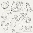 My project for course: Illustration of Adorable Characters Inspired by Nature. Character Design, Drawing, Digital Illustration, and Digital Drawing project by Hannah - 04.06.2023