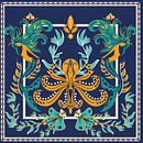 My project for course: Illustration for Patterns with Soul. Een project van Traditionele illustratie, Patroonontwerp, Vectorillustratie y Printen van Akasham Peeroo - 06.04.2023