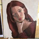 Mi proyecto del curso: Retrato con pintura al óleo: explora la luz y las sombras . Arte plastice, Pictura și Pictură în ulei de mcar92 - 04.08.2023