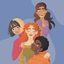 Mon projet du cours : Création de personnages aux couleurs de l’inclusion. Traditional illustration, Character Design, Vector Illustration, Digital Illustration, and Digital Drawing project by marie113_devulder - 04.08.2023