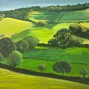 My project for course: Landscape Painting with Gouache for Beginners. Fine Arts, Painting, Naturalistic Illustration, and Gouache Painting project by Susie Baker - 04.09.2023