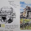 My project for course: Watercolor Travel Journal  Northern Portugal . % Katharine Lay tarafından hazırlanan Geleneksel illüstras, on, Sulubo, a Resim, Mimari İllüstras, on, Ve Eskiz defteri projesi - 04.09.2023