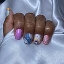 Meu projeto do curso: Introdução à nail art. Un proyecto de Diseño, Ilustración tradicional, Pintura, Pattern Design y Pintura decorativa de Luziana Premoli - 10.04.2023