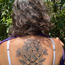 Meu projeto do curso: Design de tatuagem botânica com Procreate. Un proyecto de Ilustración tradicional, Ilustración digital, Diseño de tatuajes e Ilustración botánica de liviasalesmarques - 07.04.2023