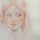 Mi proyecto del curso: Dibujo de retratos llamativos con lápices de colores. Un progetto di Disegno, Disegno di ritratti, Sketchbook e Disegno con matite colorate di Dea Garcia - 09.04.2023