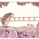 Mon projet du cours : Album jeunesse illustré : jeu de couleur et composition. Ilustração tradicional, Desenho a lápis, Desenho, Ilustração digital, Ilustração infantil, Teoria da cor, e Álbum ilustrado projeto de claude_hamel9 - 07.04.2023