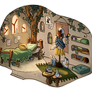 My project for course: Visual Development: Illustrate Imaginary Settings. Projekt z dziedziny  R, sunek, Ilustracja c, frowa, Concept art, R, sunek c i frow użytkownika Anna Christiano - 06.04.2023