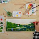 My project for course: Travel Sketchbook Illustration with Gouache. Un proyecto de Pintura, Dibujo, Sketchbook y Pintura gouache de Jessica Smith - 11.04.2023