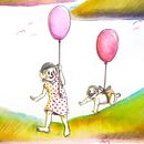 Un bebé en la familia. Ilustração tradicional e Ilustração infantil projeto de Beatriz Hernández Moreno - 11.04.2023
