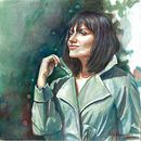 Watercolor portraits. Een project van Traditionele illustratie,  Portrettekening, Aquarelschilderen y Schilderij van Julia Dzidziguri - 11.04.2023