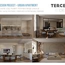 Meu projeto do curso: Iniciação ao design de interiores - Design de Apartamento Citadino. Un progetto di Architettura d'interni, Interior design, Interior Design, Interior Design, Retail Design e Progettazione dello spazio di Joana Terceiro - 12.04.2023