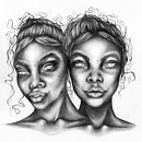 Pencil Drawing 'Two faced' 2019. Un proyecto de Ilustración tradicional, Bellas Artes, Creatividad, Dibujo a lápiz, Dibujo, Bocetado, Dibujo de Retrato, Dibujo realista, Dibujo artístico y Sketchbook de Marlene König - 12.04.2023