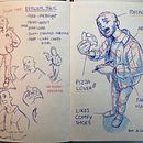 Sketchbook illustrations + sketch. Un proyecto de Bocetado, Sketchbook, Dibujo, Dibujo anatómico e Ilustración tradicional de Alexander Steenhorst - 12.04.2023