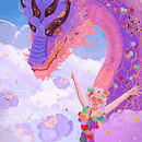 My project for course: Creating and Painting Fantasy Scenarios in Photoshop. Een project van Traditionele illustratie,  Tekening, Digitale illustratie,  Concept art y  Digitaal schilderij van Shweta - 13.04.2023