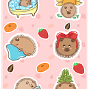 Mi proyecto del curso: Ilustración kawaii: crea personajes encantadores. Un projet de Illustration traditionnelle, Conception de personnages , et Manga de Mysuel A - 14.04.2023