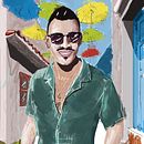 Mi proyecto del curso: Retratos pictóricos con técnicas digitales Ein Projekt aus dem Bereich Digitale Illustration, Porträtzeichnung und Digitale Malerei von Iñaki Retegi - 16.04.2023